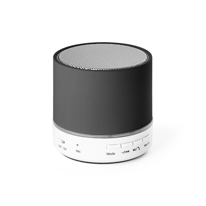 Caixa de som com microfone em ABS