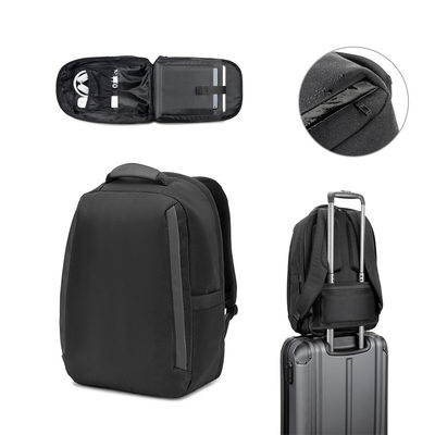 Mochila antirroubo com bolso para notebook (17'3"), em poliéster reciclado 600D twill, resistente à água (20 L)