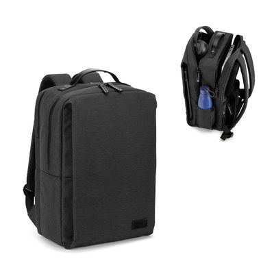 Mochila para notebook (17'3") em poliéster reciclado de alta densidade 600D (20L)