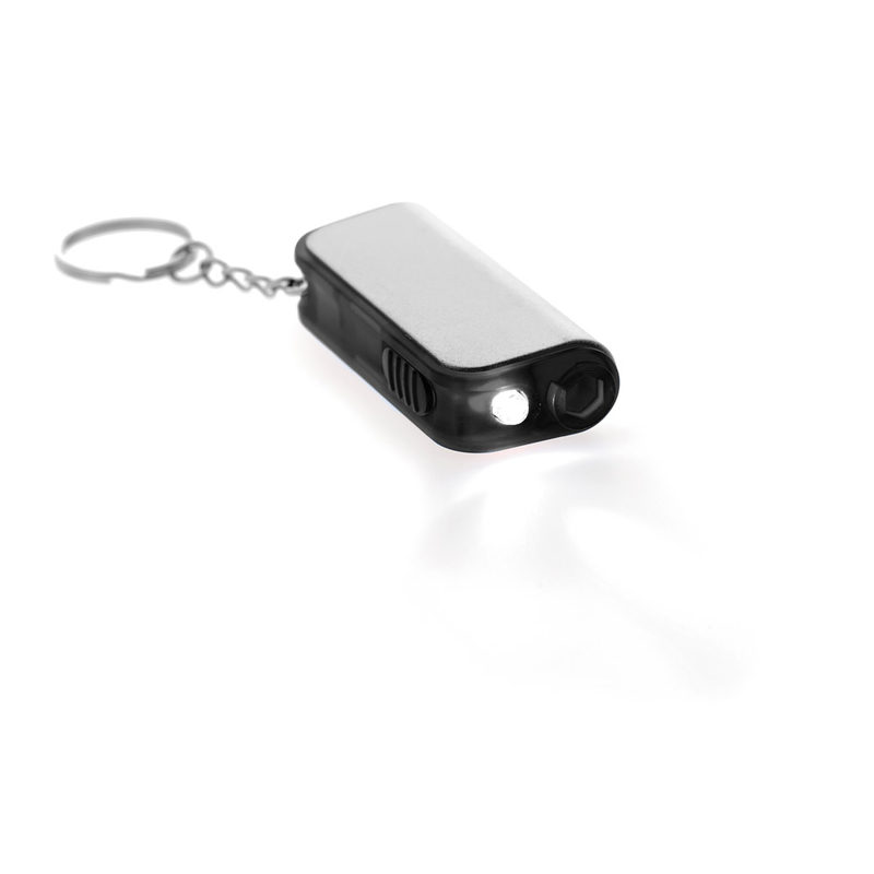 Chaveiro com lanterna LED e ferramenta