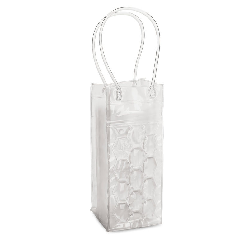 Sacola refrigeradora em PVC para 1 garrafa