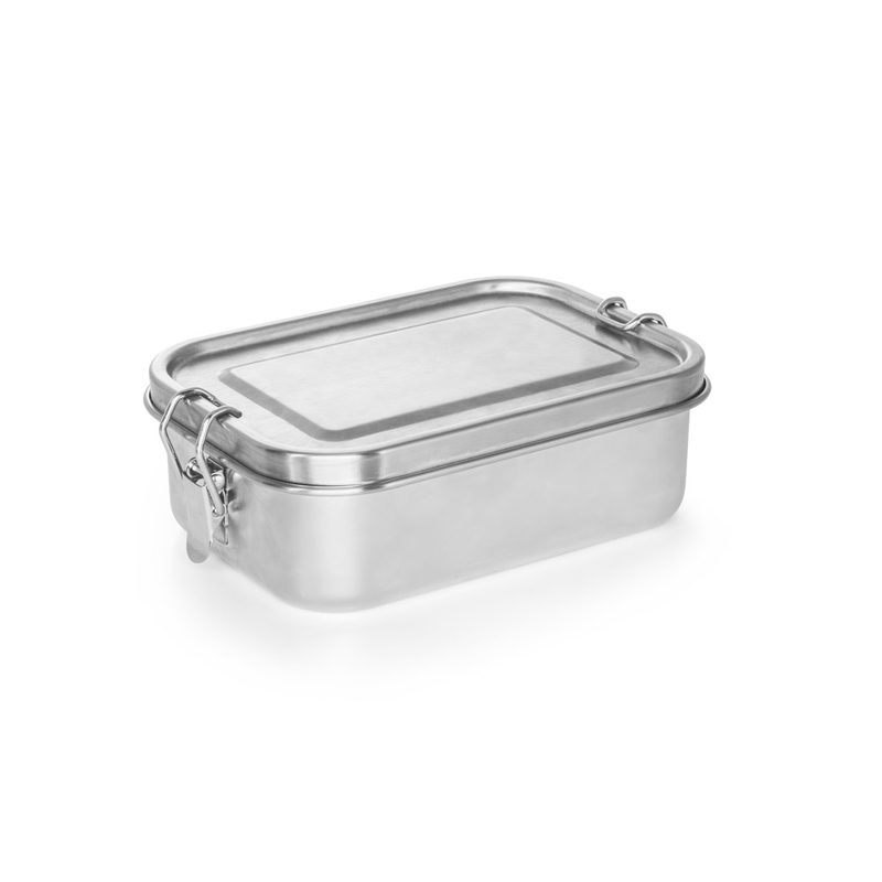 Lancheira. Marmita hermética robusta em aço inox (90% reciclado) 750 mL