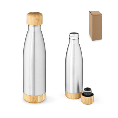 Garrafa térmica em aço inox 90% reciclado de parede dupla isolada a vácuo (800 mL)