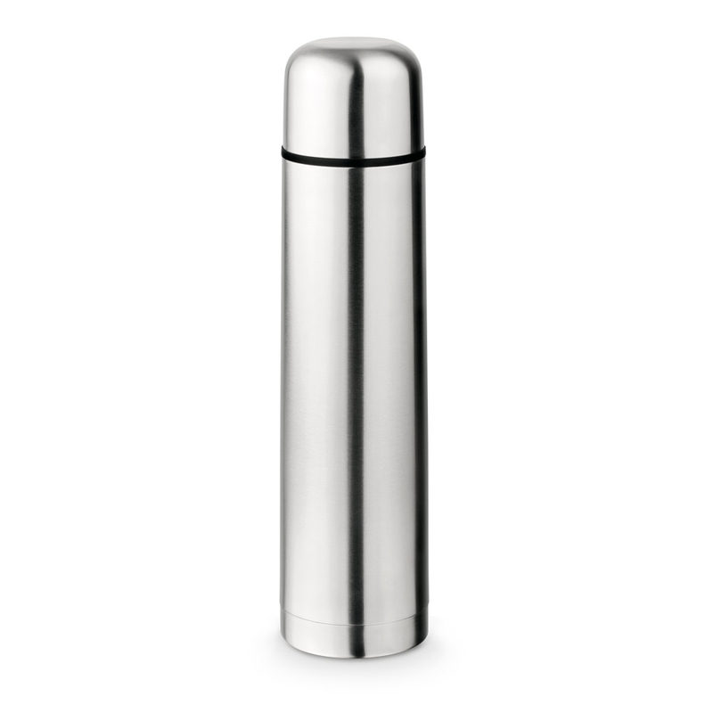 Garrafa térmica em aço inox de parede dupla isolada a vácuo (1 L)