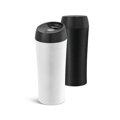 Copo de viagem térmico em aço inox de parede dupla isolada a ar (470 mL)