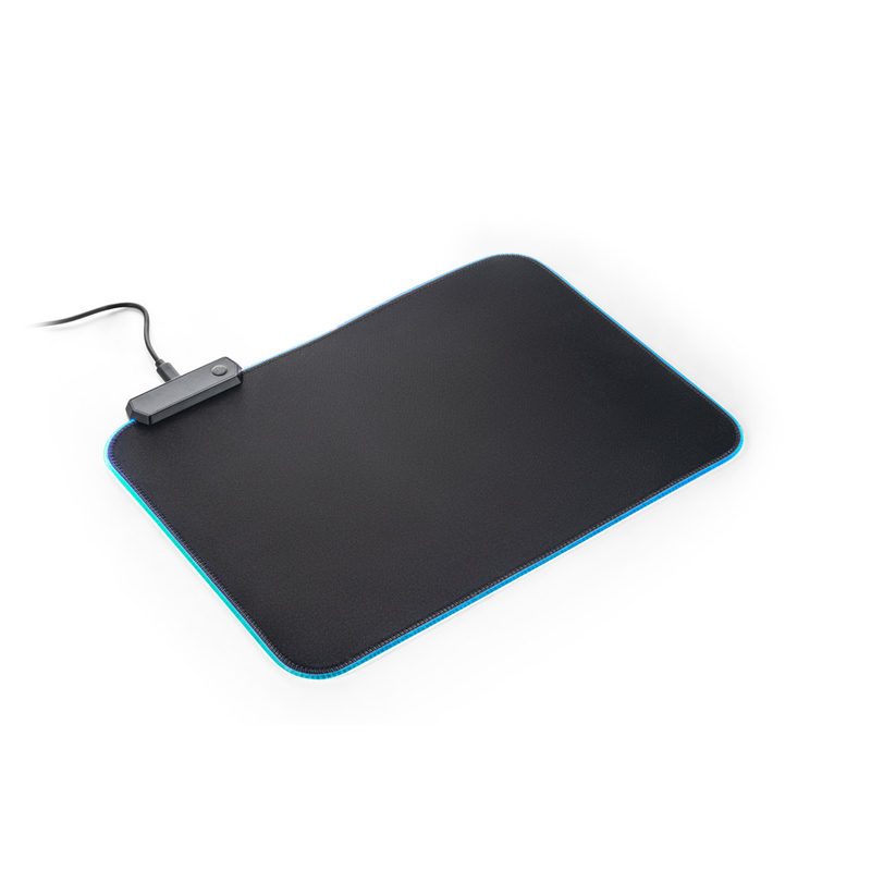 Mouse pad para jogos em poliéster com base antiderrapante em borracha