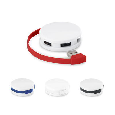 Hub USB 2'0 em ABS com 4 portas